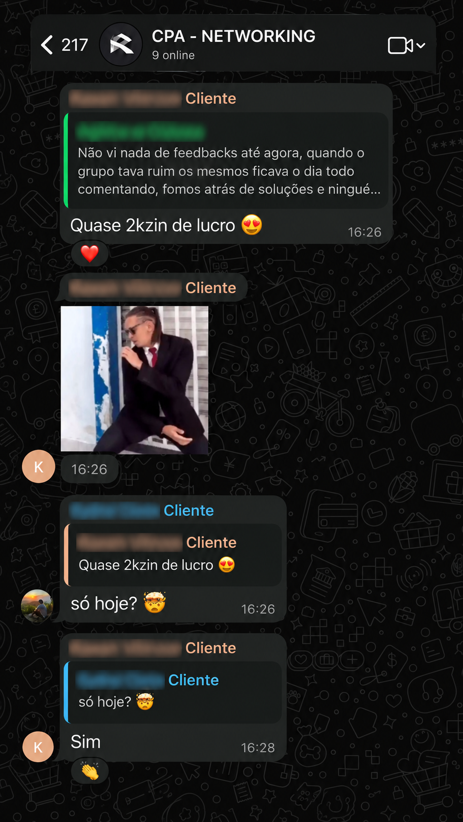 Feedback de aluno 8